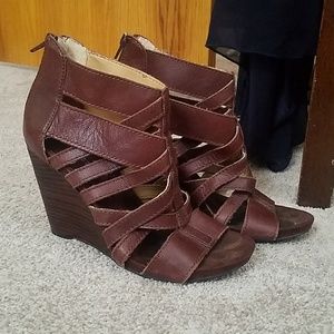 Nine West Gladiator Wedges